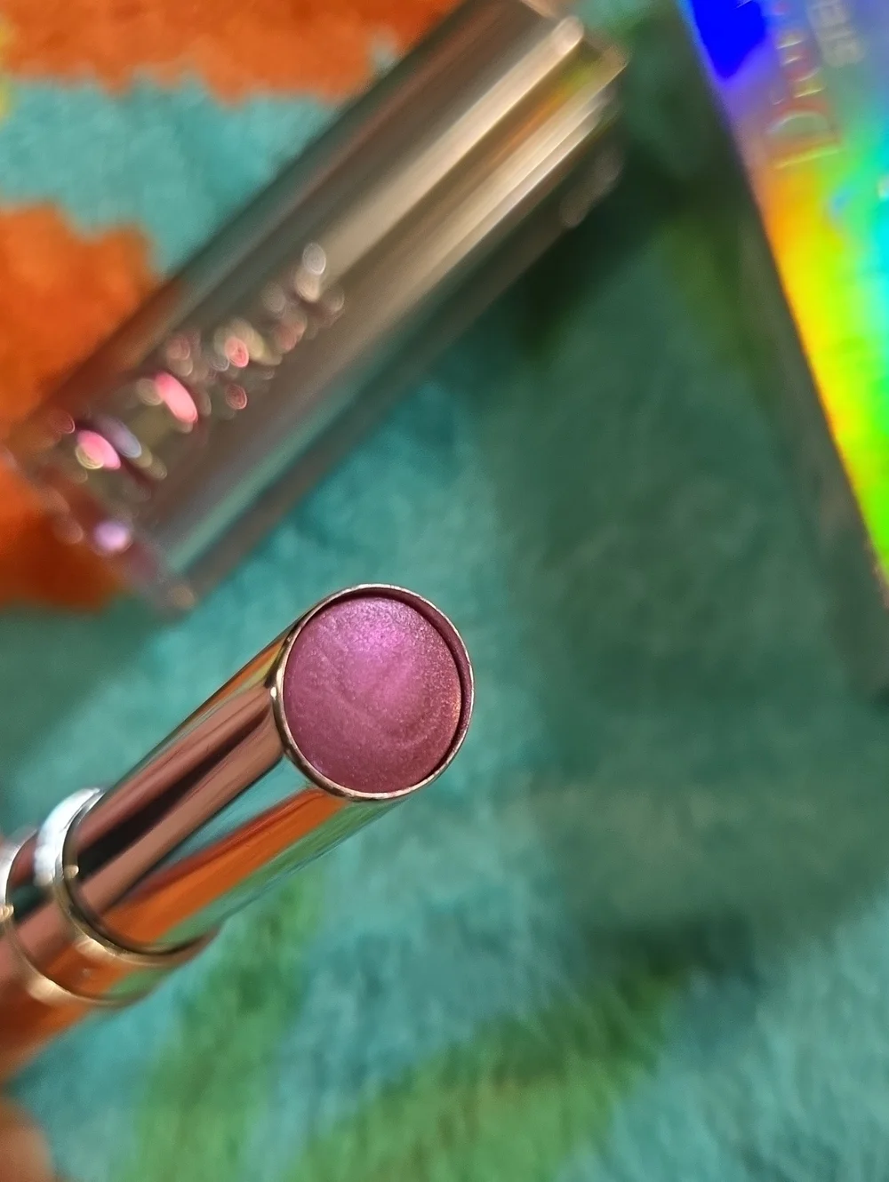 Dior Addict Stellar Shine Lip Shine Lipstick Balm 595 Diorstellaire NIB